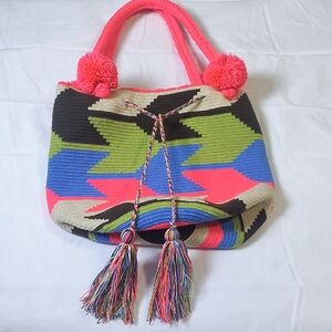 Colorful‎ Wayuu, Women's Shoulder Bag Ethnic Tribal